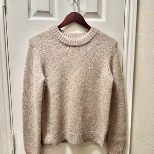 BRAND NEW - Theory Cream Crew Neck Sweater, Size S